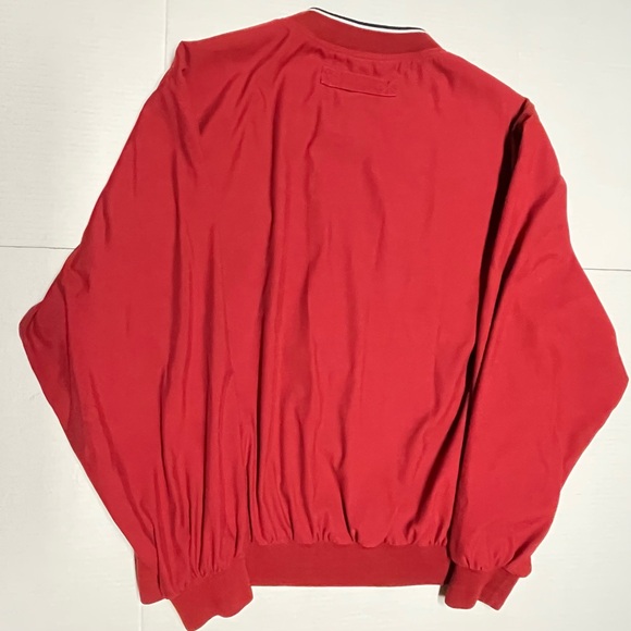 Tommy Hilfiger Men's V-Neck Red Sweater - Picture 4 of 9
